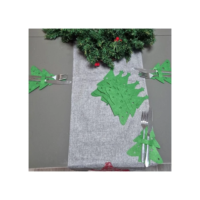 Karácsonyi evőeszköztartó 