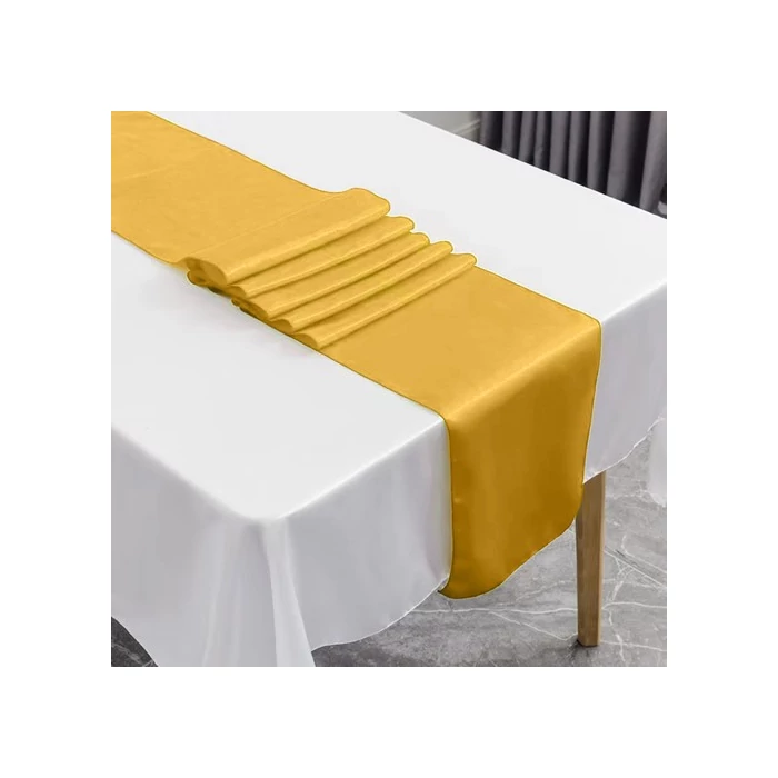 Arany szatén asztali futó 900x36cm 