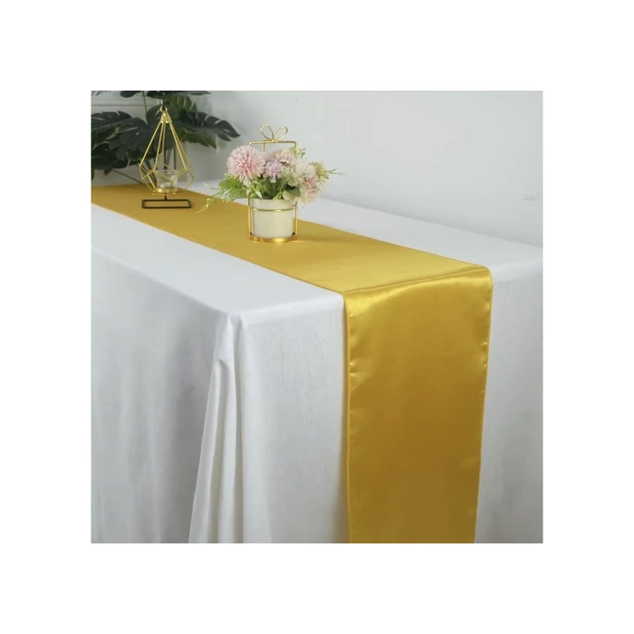 Arany szatén asztali futó 900x36cm 