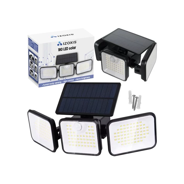 Napelemes lámpa 180 LED