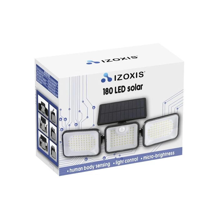 Napelemes lámpa 180 LED