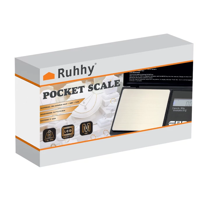 Kihajtós Zsebmérleg 500 x 0,1g