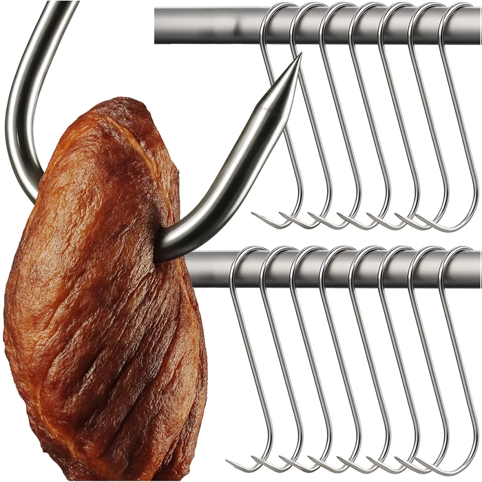 Füstölő horog, 15db