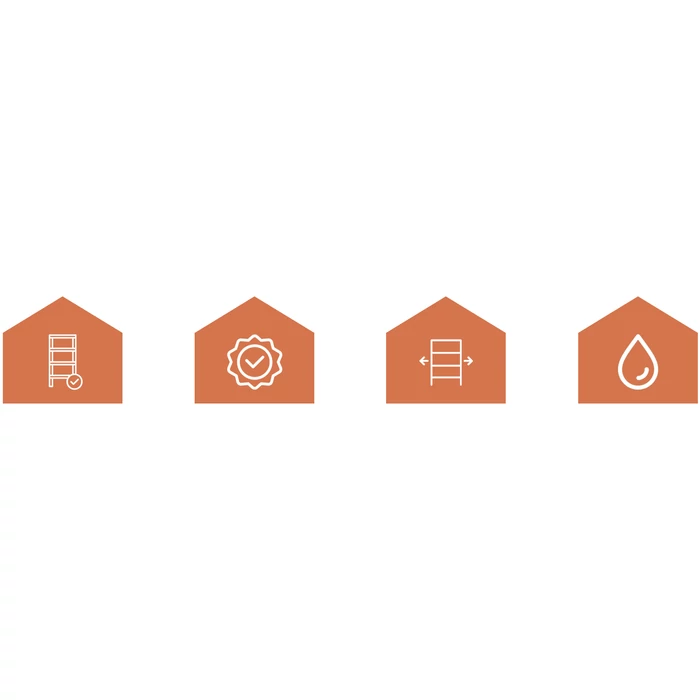 6 szintes virágállvány fából