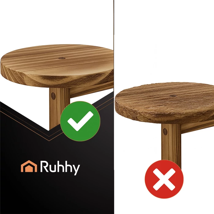 6 szintes virágállvány fából