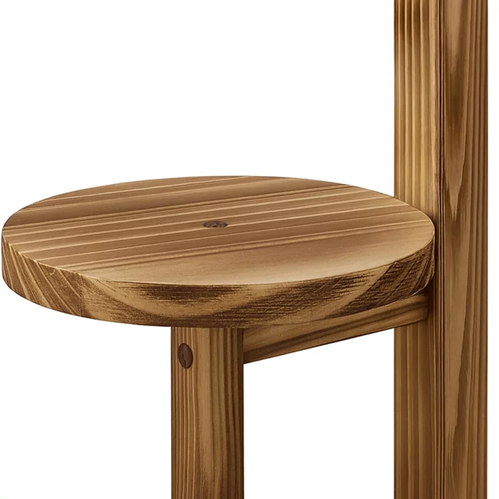 6 szintes virágállvány fából