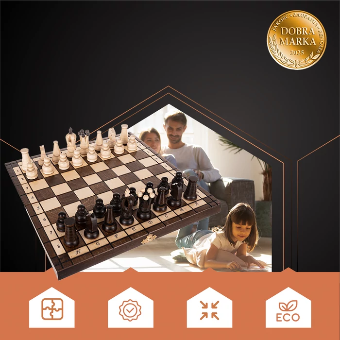 Sakk készlet gyertyánfából