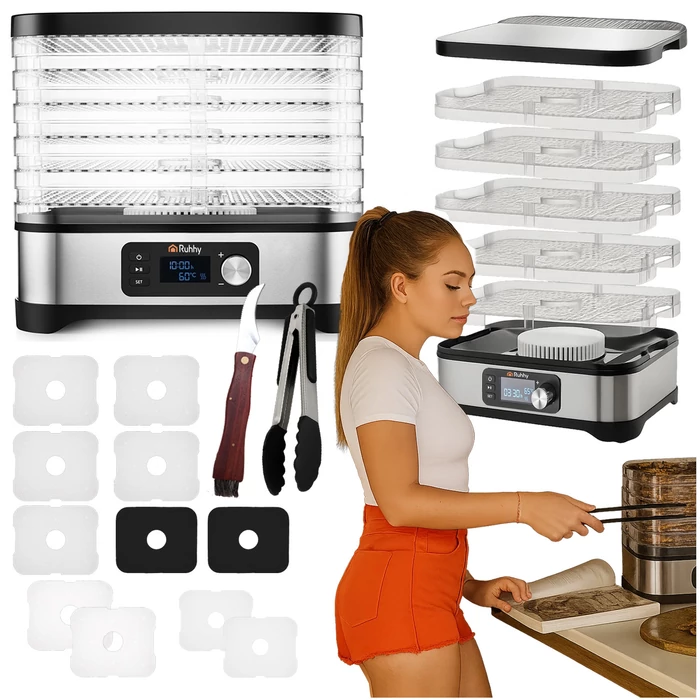 Aszalógép készlet 72 órás időzítővel