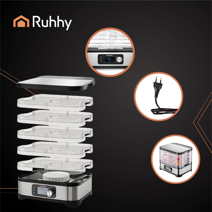 Aszalógép készlet 72 órás időzítővel