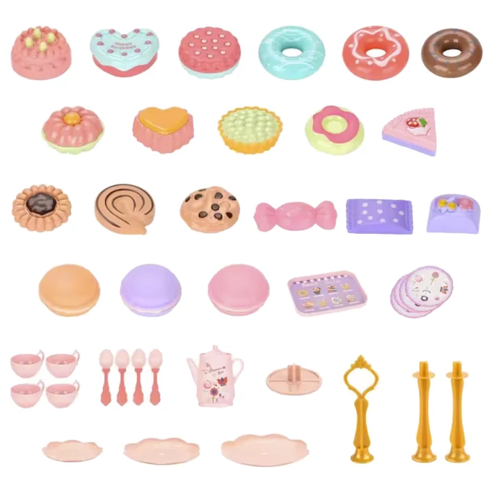 Teáskészlet gyerekeknek bőröndben