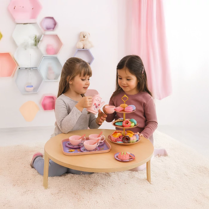 Teáskészlet gyerekeknek bőröndben