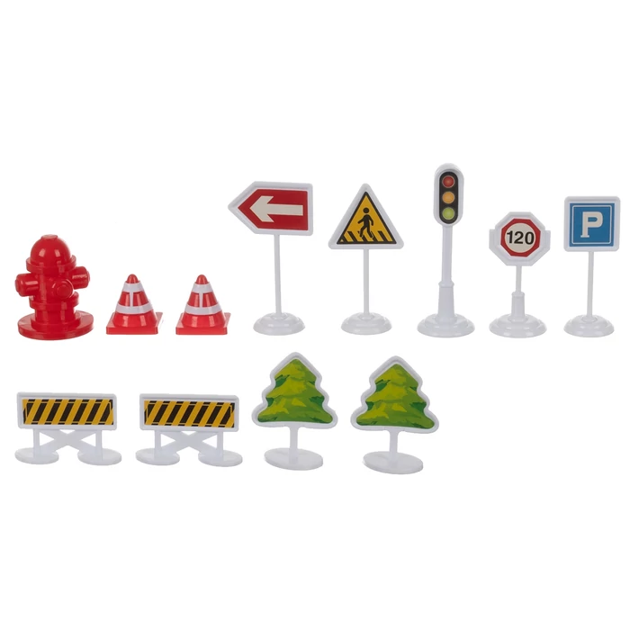 Összecsukható rendőrségi repülőgép és parkoló