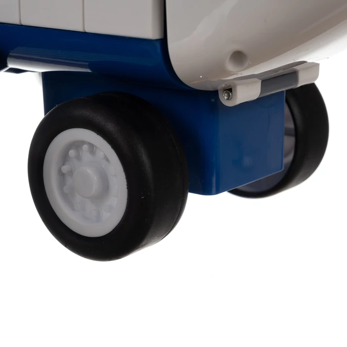 Összecsukható rendőrségi repülőgép és parkoló