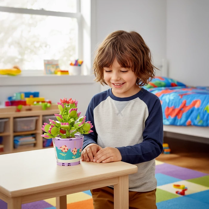 Építőkocka - Virág