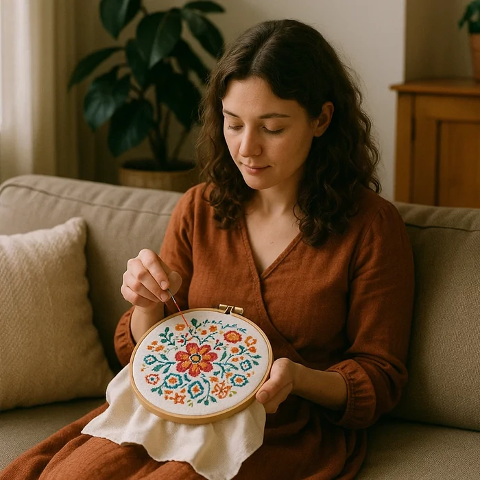 Hímzőkészlet 100 színnel