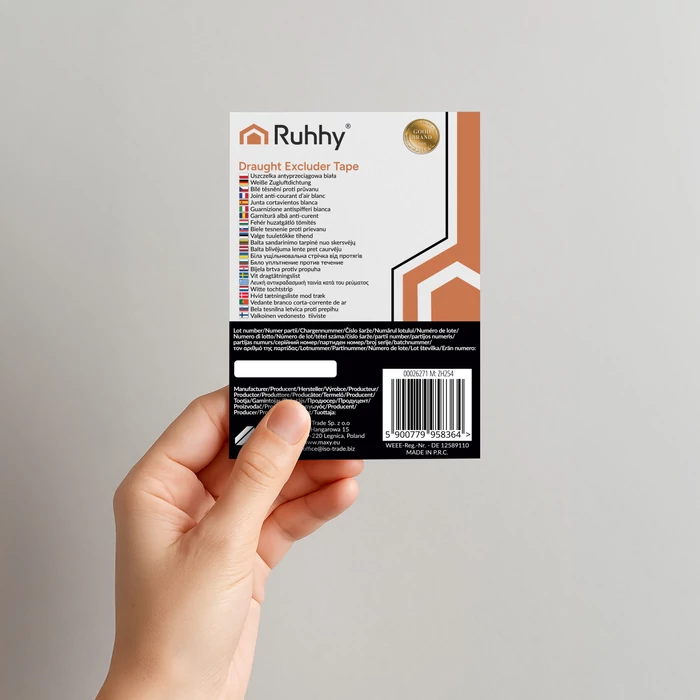 Huzatgátló tömítés - fehér