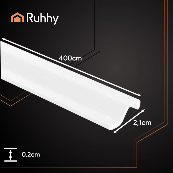 Huzatgátló tömítés - fehér