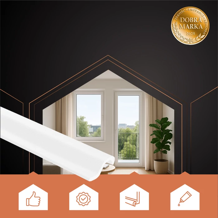 Huzatgátló tömítés - fehér