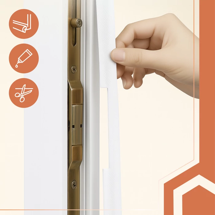 Huzatgátló tömítés - fehér