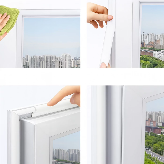 Huzatgátló tömítés - fehér