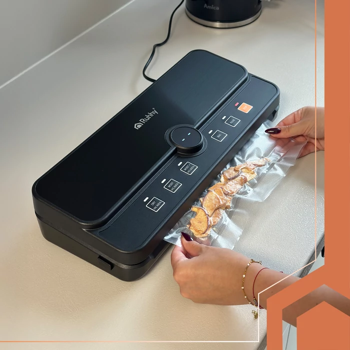 Ruhhy fóliahegesztő beépített tekercstároló + fóliavágó