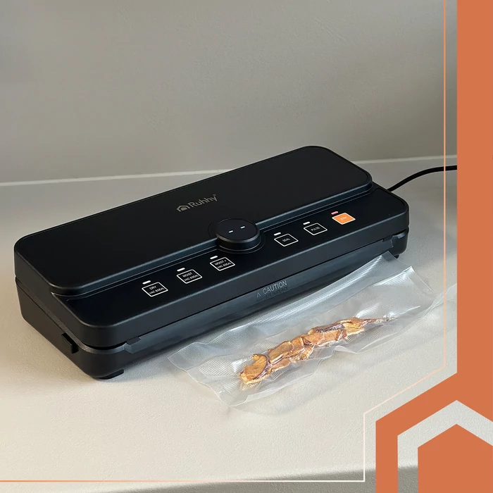 Ruhhy fóliahegesztő beépített tekercstároló + fóliavágó