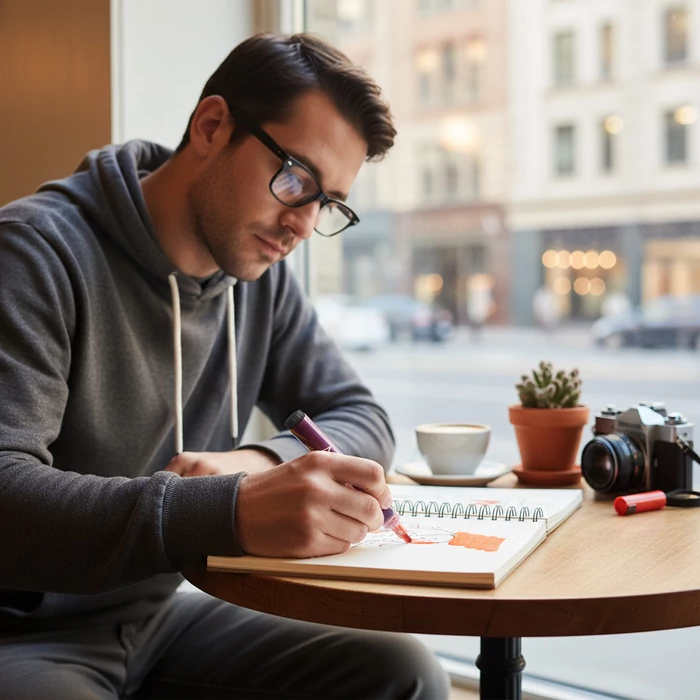 24 db-os akril filctoll készlet