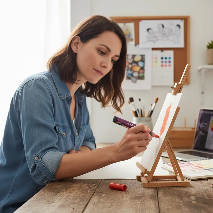 24 db-os akril filctoll készlet