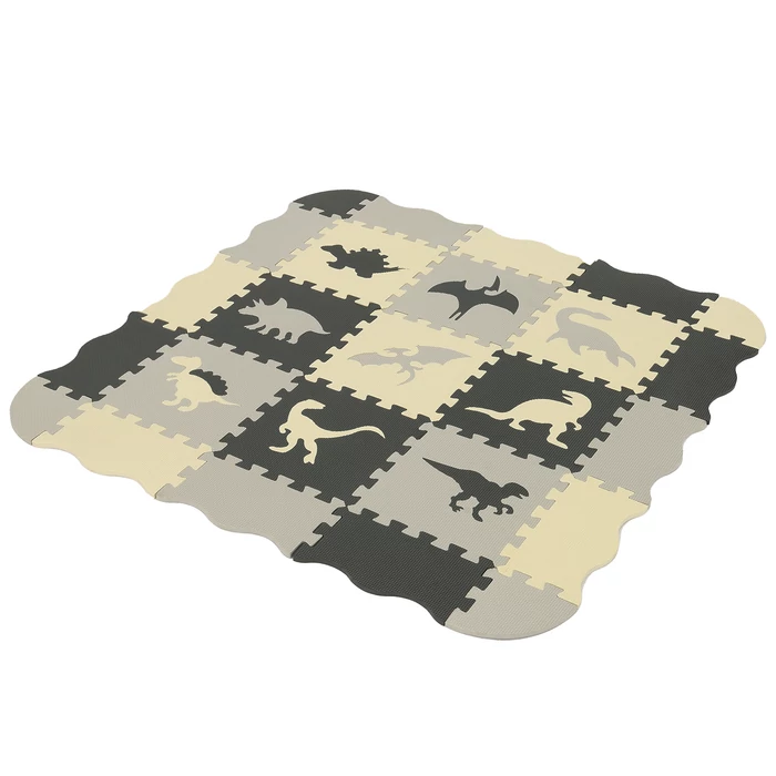 Habszivacs puzzle szőnyeg - Dínós