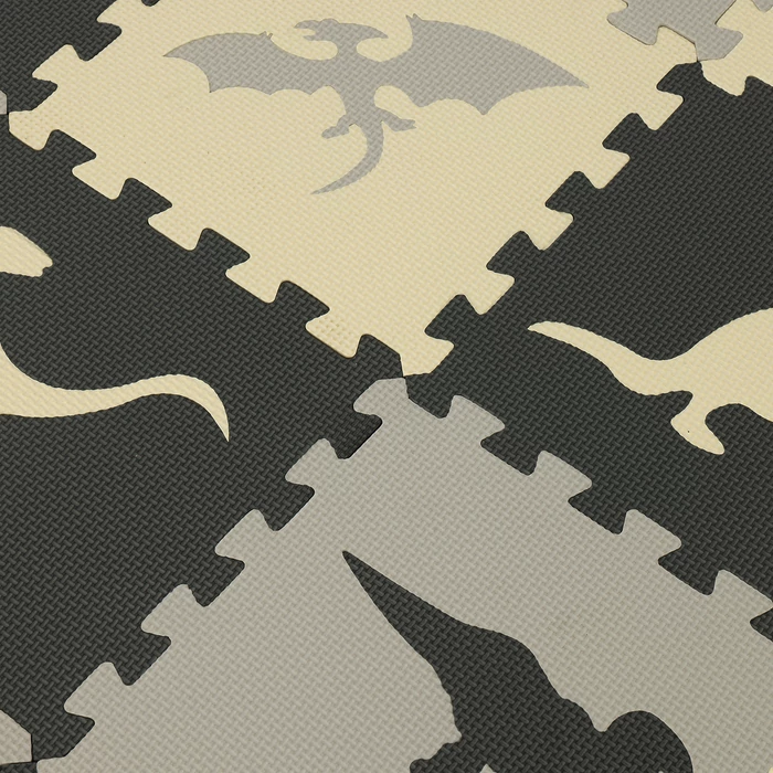 Habszivacs puzzle szőnyeg - Dínós