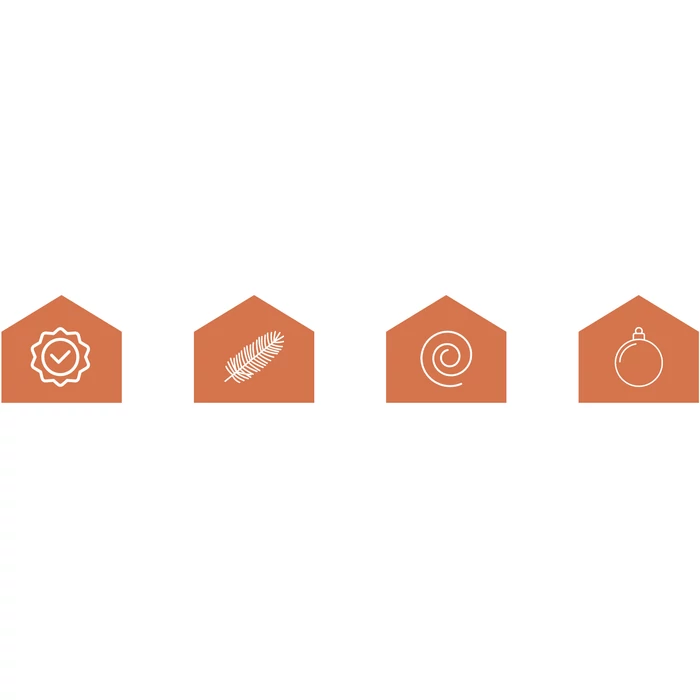 Jégcsap karácsonyfadísz 12 db