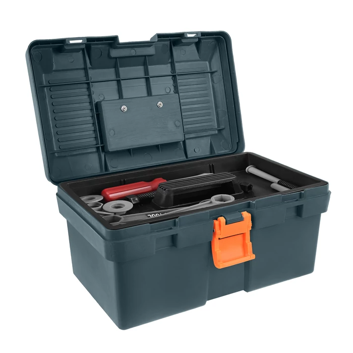 32 darabos gyermek szerszámos készlet műanyag ládában