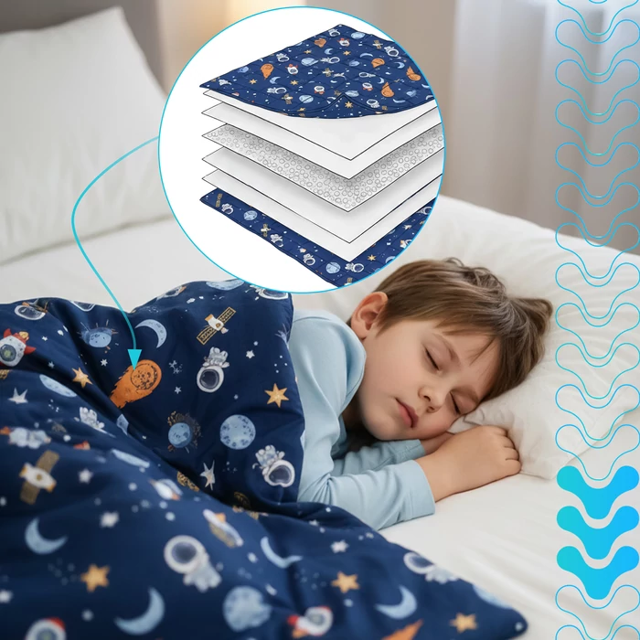 Súlyozott paplan gyerekeknek 100x150cm (4kg)