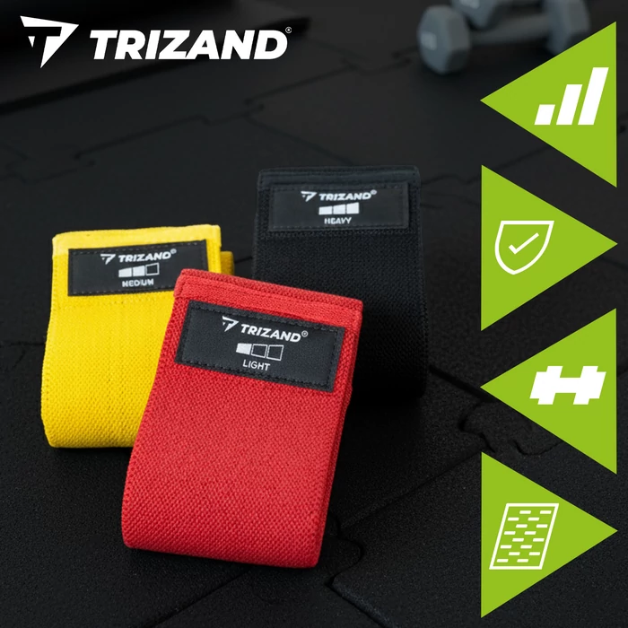Trizand textil edzőszalag készlet, 3 db, 8-31 kg