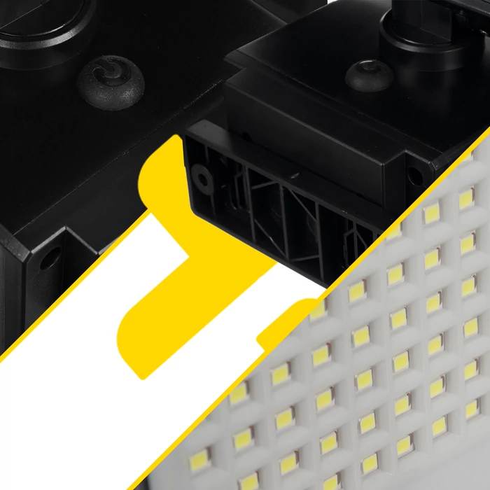 Izoxis napelemes kültéri lámpa mozgás- és alkonyatérzékelővel, 180 LED