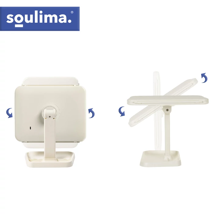 Soulima szétnyitható sminktükör LED világítással