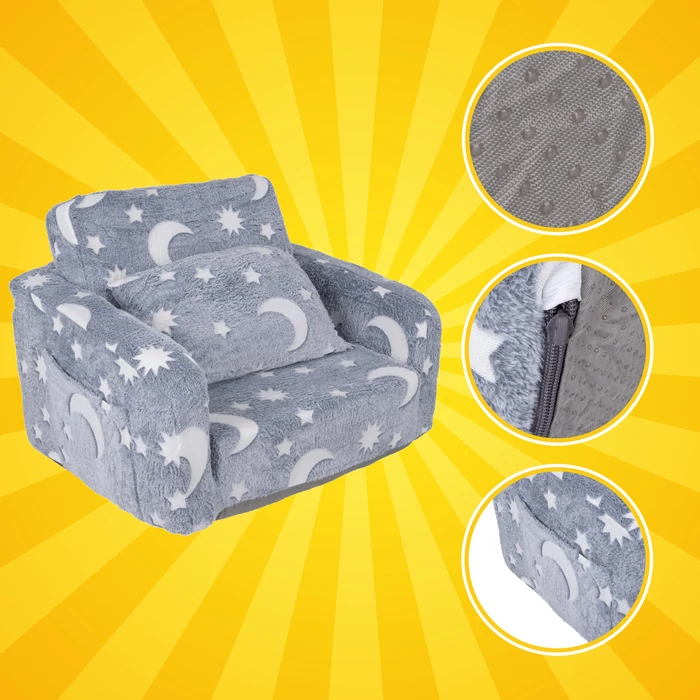 Kruzzel 2 az 1-ben kihúzható gyerekfotel