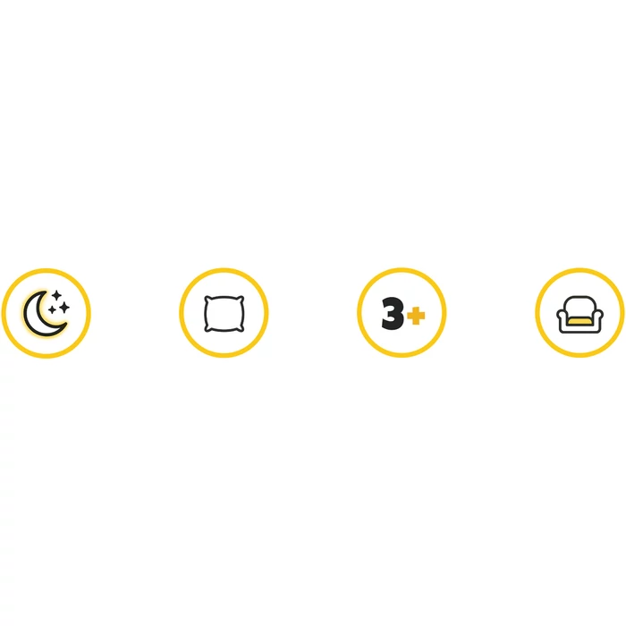 Kruzzel 2 az 1-ben kihúzható gyerekfotel