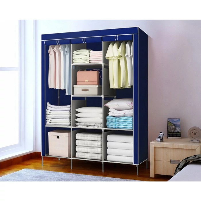 Mobil ruhás szekrény (kék)