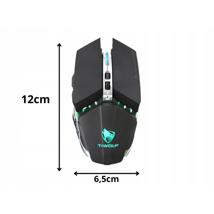 Vezeték nélküli Q15 gamer egér színes háttérvilágítással