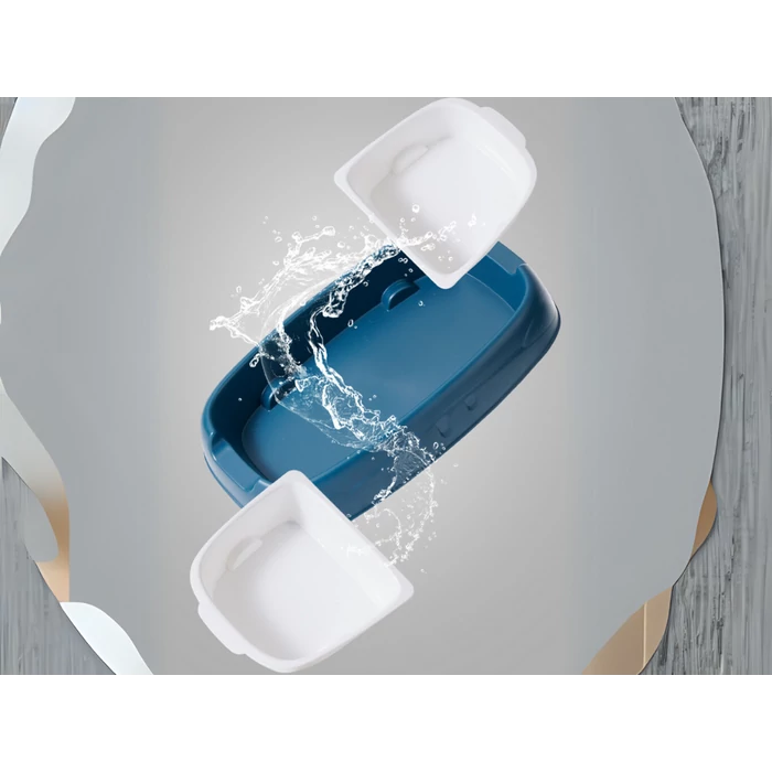 Dupla etetőtál kutyáknak és macskáknak