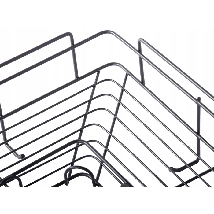 Fürdőszobai sarokpolc, fekete