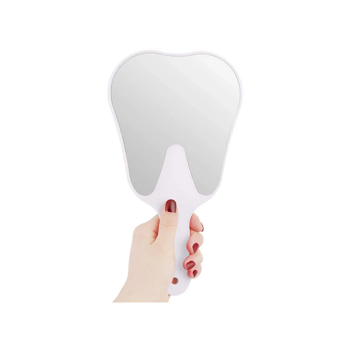 Fog alakú kézi sminktükör / fogászati tükör