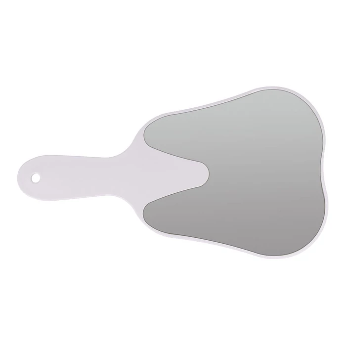 Fog alakú kézi sminktükör / fogászati tükör