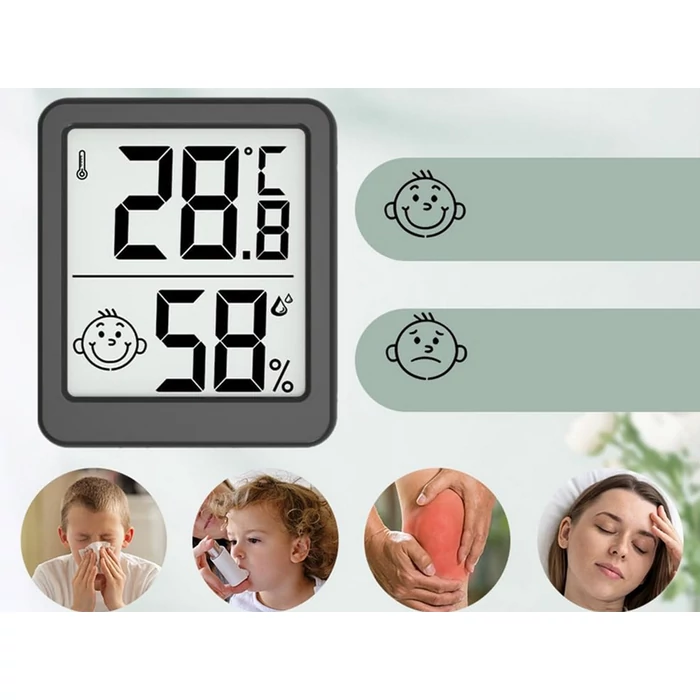 Digitális hőmérő mini időjárás-állomás