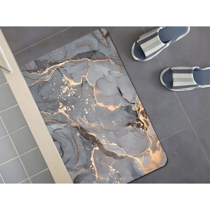 Csúszásmentes fürdőszobaszőnyeg, 60 x 40 cm, téglalap