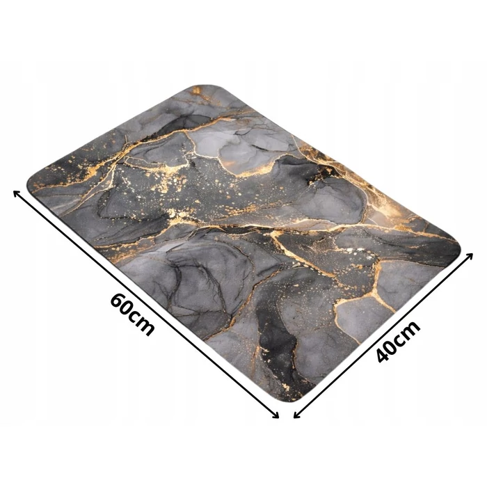 Csúszásmentes fürdőszobaszőnyeg, 60 x 40 cm, téglalap