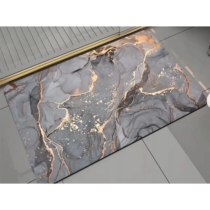 Csúszásmentes fürdőszobaszőnyeg, 60 x 40 cm, téglalap