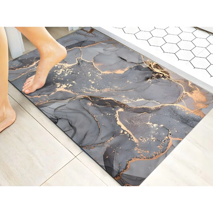 Csúszásmentes fürdőszobaszőnyeg, 60 x 40 cm, téglalap