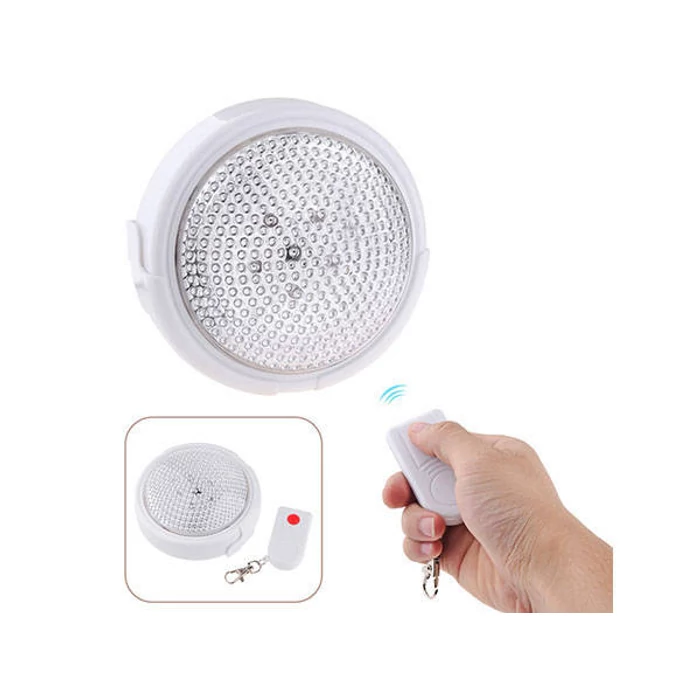Érintőlámpa, elemes, távirányítós, 5 LED